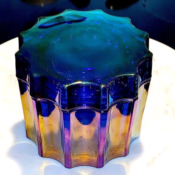 MAISON DE BOUGIES PARFUMEE CANDLE ENCHANTED SWEET CITRUS 12 oz 3 WICK NEW GLASS - Picture 2 of 7